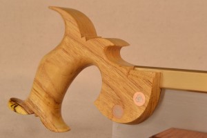 Detail of yellowwood handle.