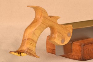 Detail of yellowwood handle.