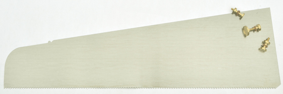 Kenyon panel saw blade and bolts with optional medallion