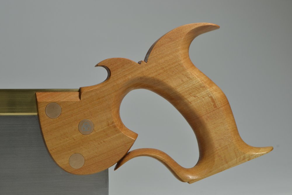 12 inch backsaw with London pattern handle in beech