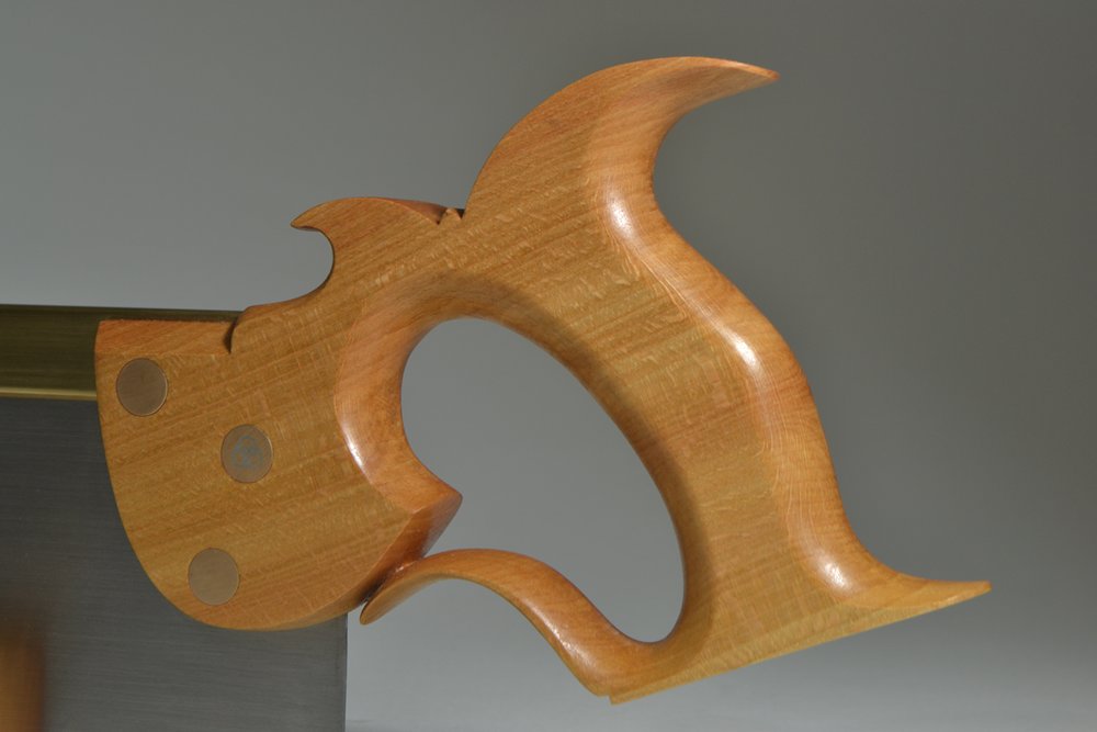 12 inch backsaw with London pattern handle in beech