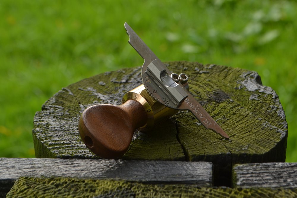 RakeMaker II picture with walnut handle