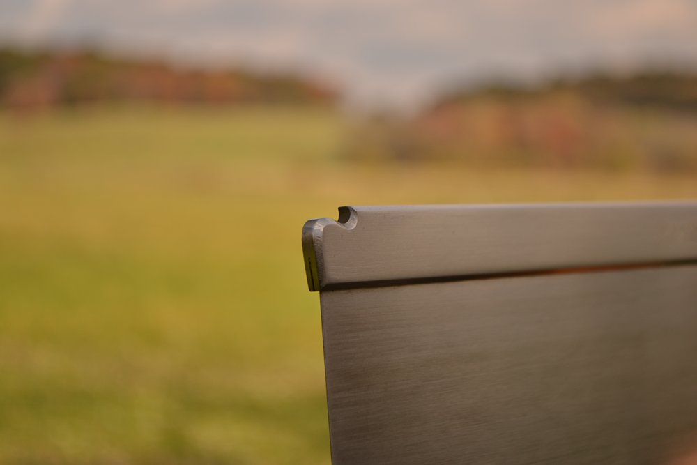 Close up view of lamb's tongue in stainless steel