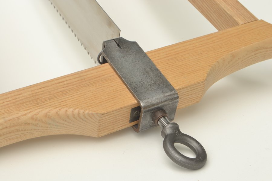 Detail of Roubo frame saw, completed