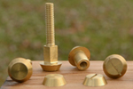 Truncated cone saw bolts and nuts