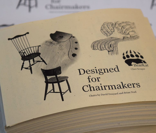 BearKat Wood chair scraper insert art