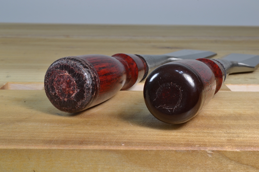 Stanley 750 1 1/2" chisels in box - nearly mint