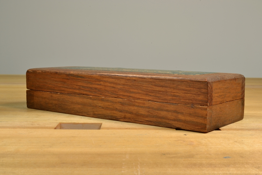 Norton Pike 6x2 hard Arkansas oilstone in wood case