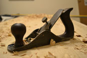 Stanley No 40 scrub plane in use