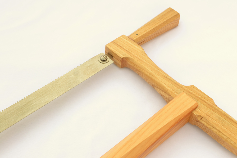 Completed Danish frame saw, closeup