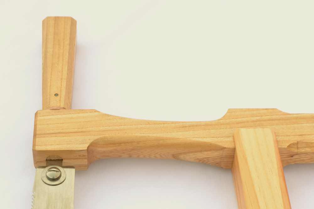 Completed Danish frame saw, closeup