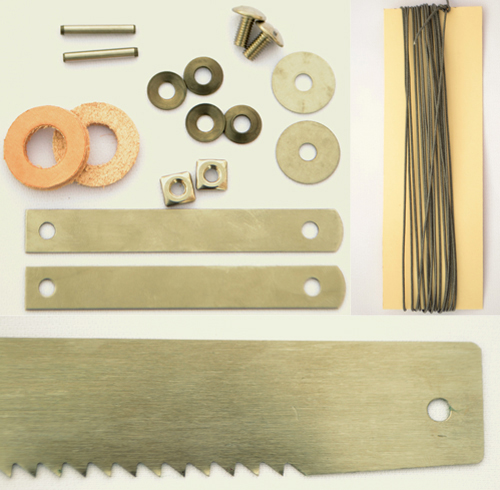 Danish frame saw kit (hardware, blade, and cord)